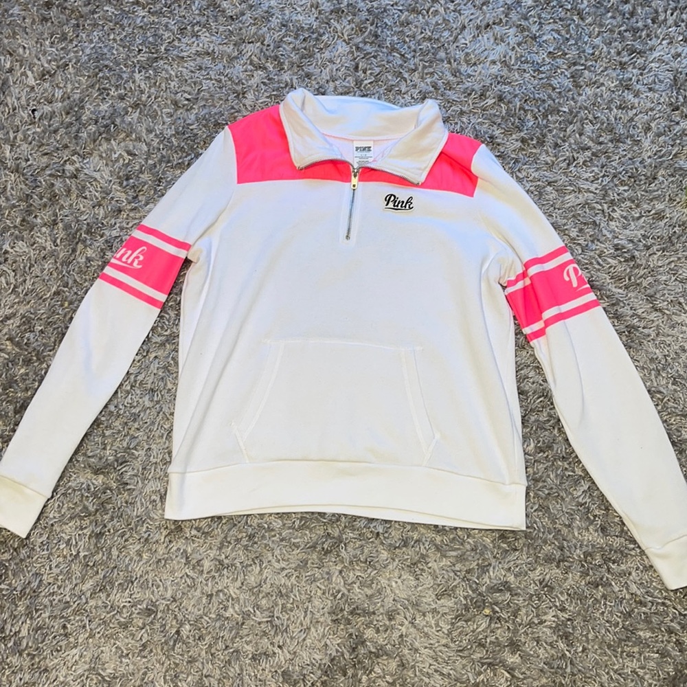 PINK Quarter zip pullover